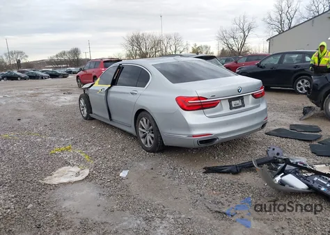 2016 BMW 750I xDrive из США, поврежденный, VIN WBA7F2C51GG420428